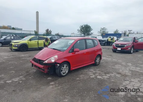 2008 Honda Fit Sport из США, поврежденный, VIN JHMGD38608S021832